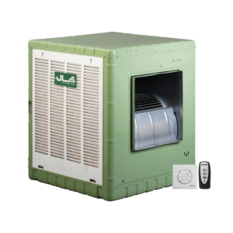 کولر آبی پشت بامی با موتور IE4 (مجهز به کلید الکترونیک و ریموت) مدل AC55SR